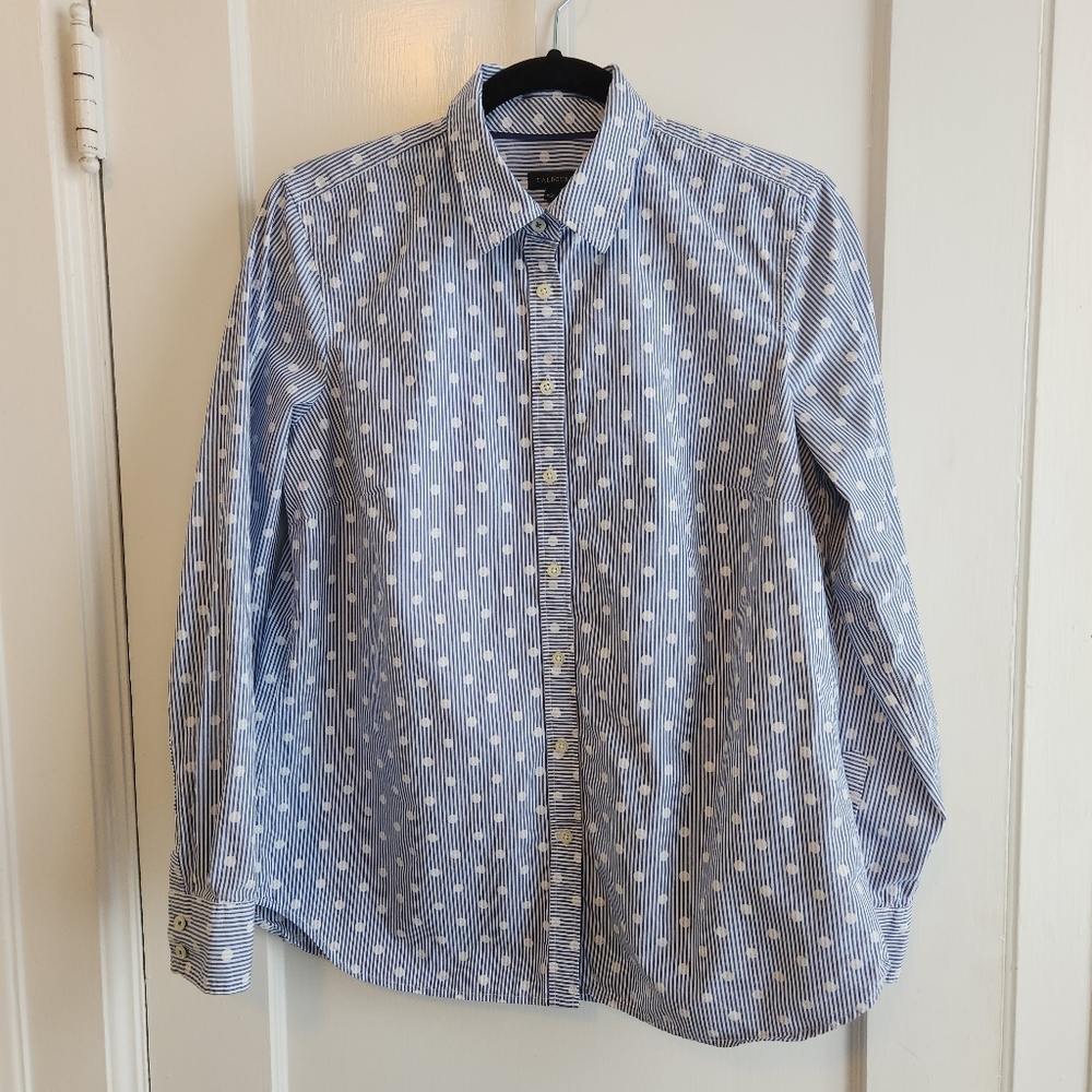 Talbots Button Down Shirt Medium - image 3